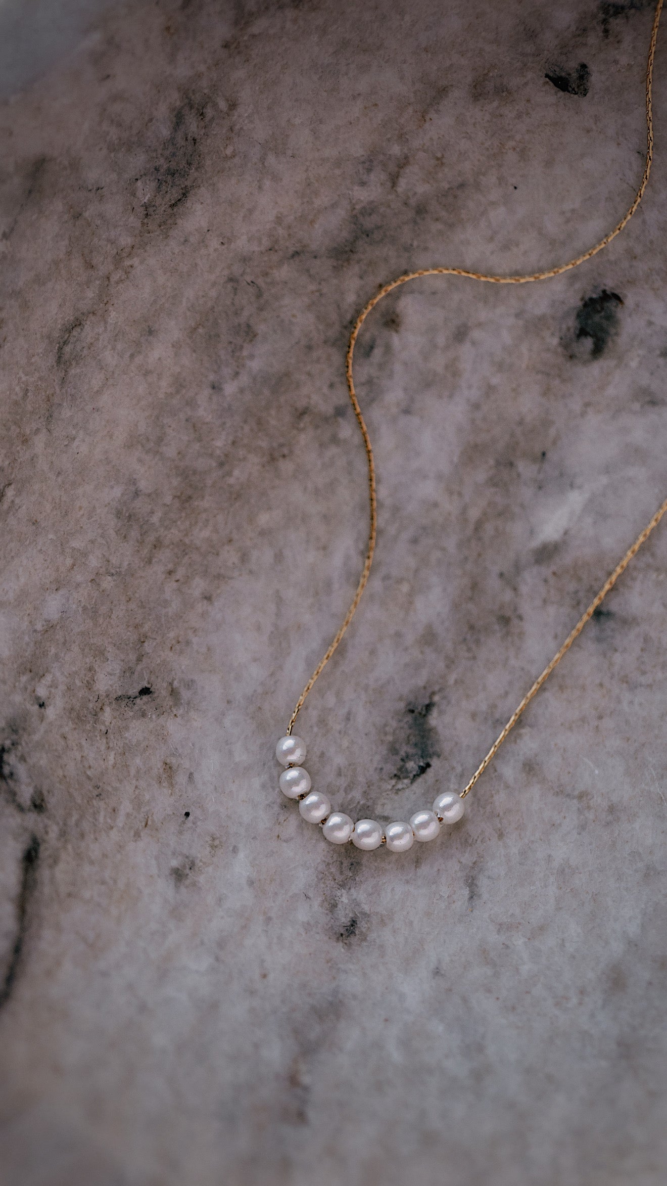 Pearl Row Necklace