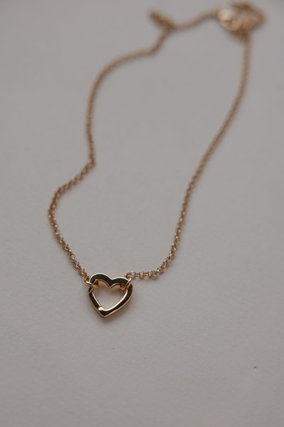 Heart Carabiner Necklace