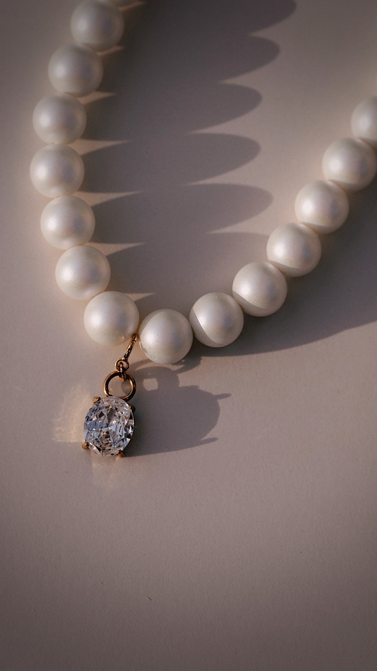 Chunky Pearl Strand Necklace