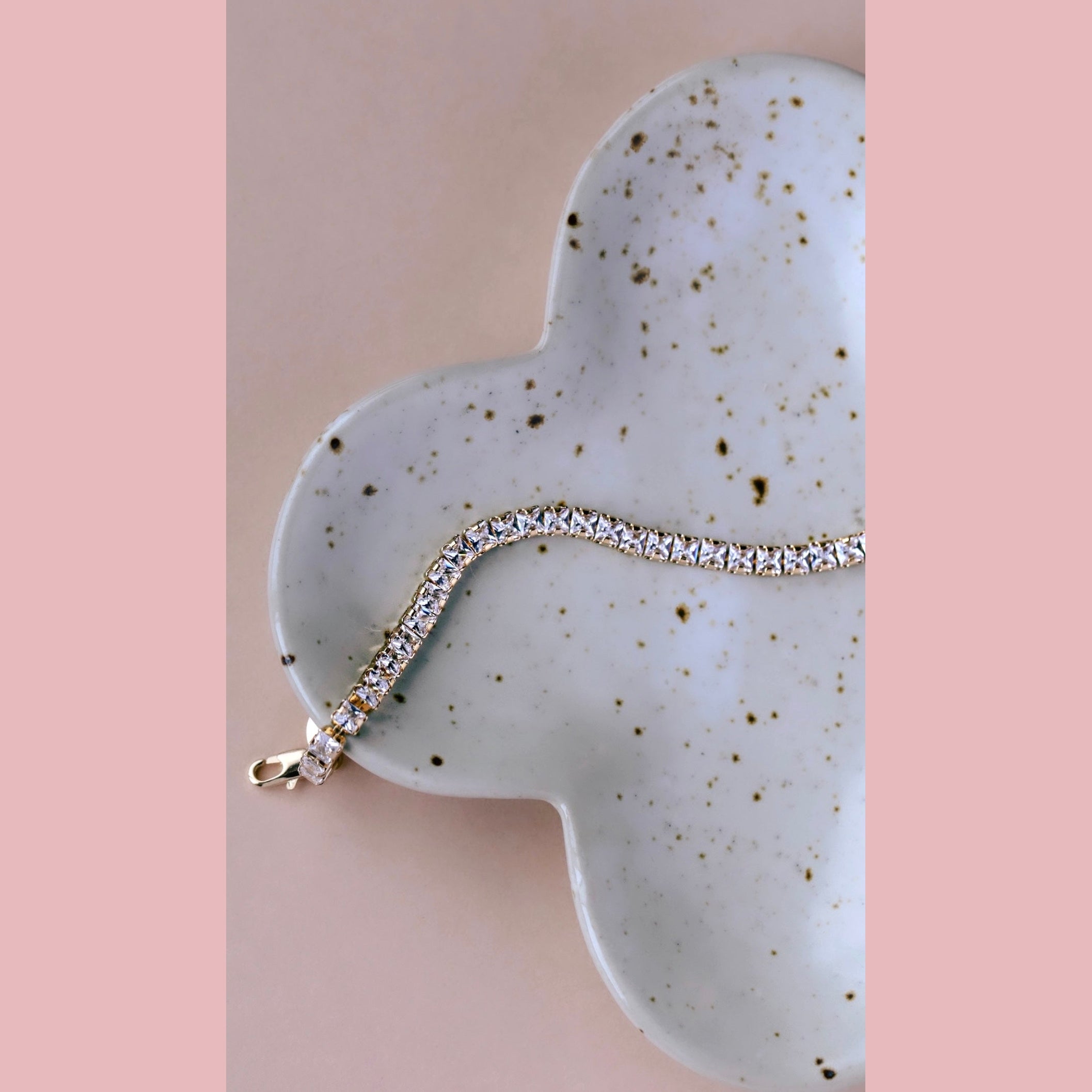 Chunky Diamond CZ Tennis Bracelet