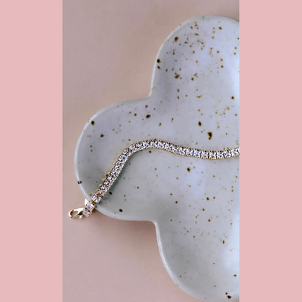 Chunky Diamond CZ Tennis Bracelet