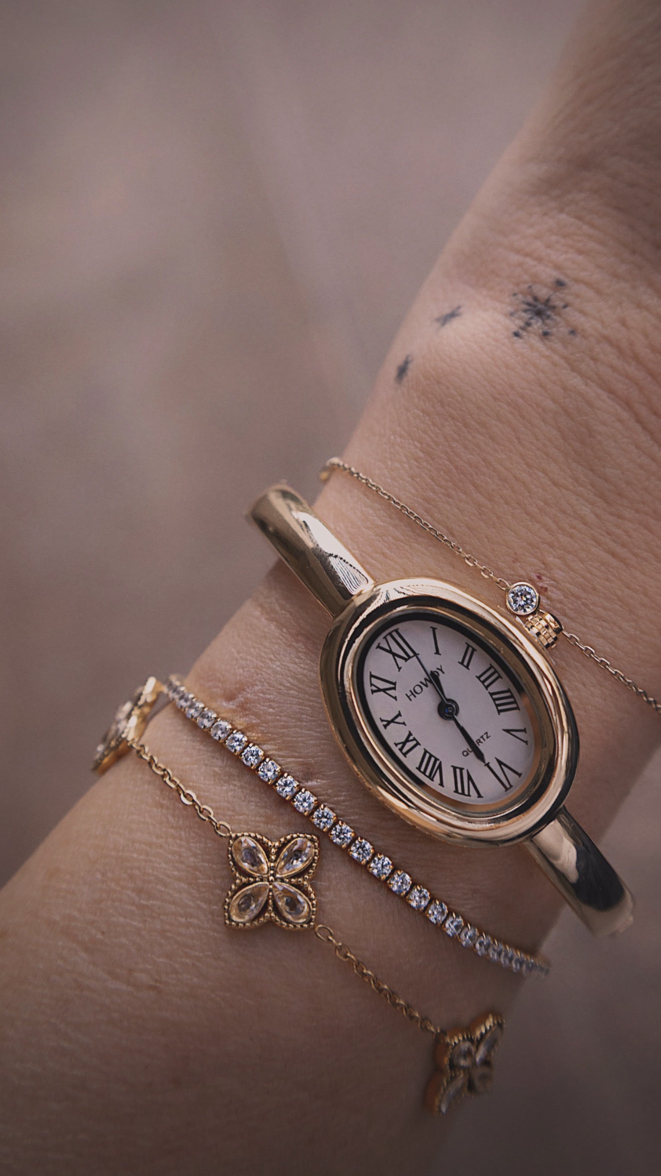 Golden Petals Bracelet