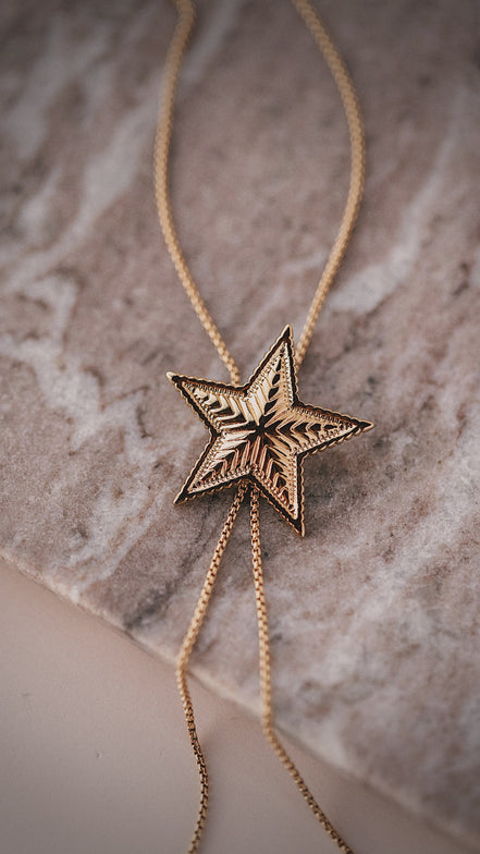 Starry Night Bolo Necklace