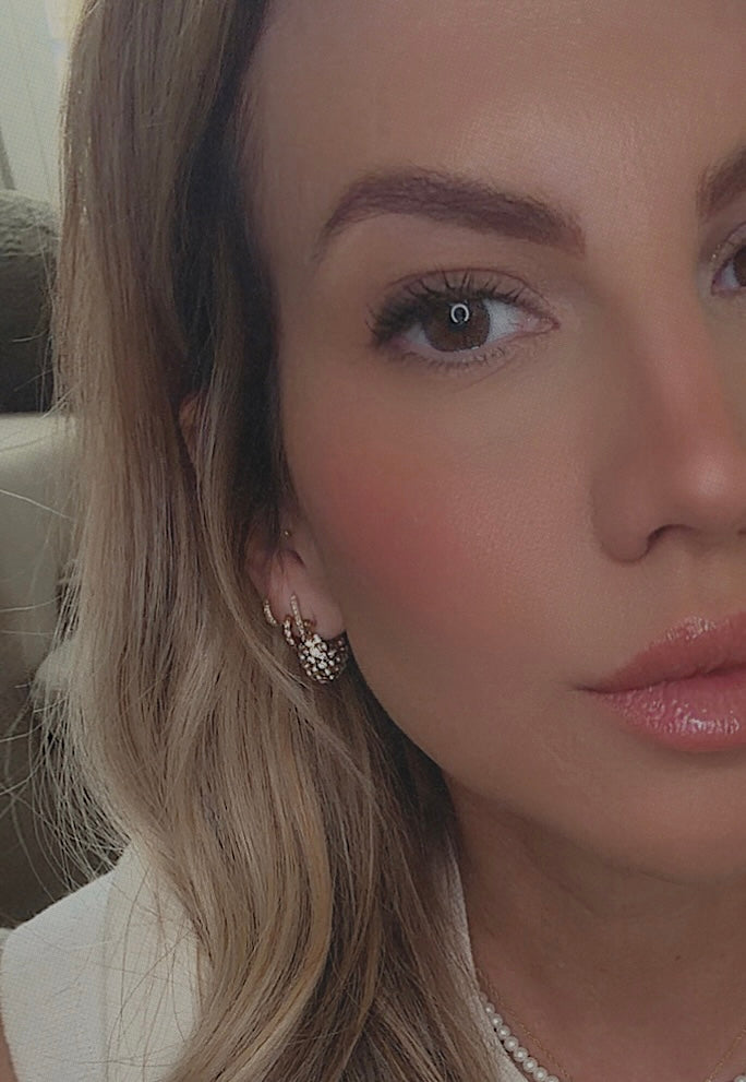 Crystal Cluster Earrings