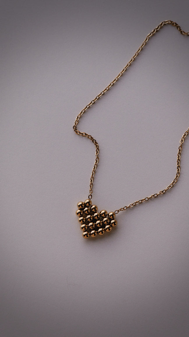 Beaded Heart Necklace