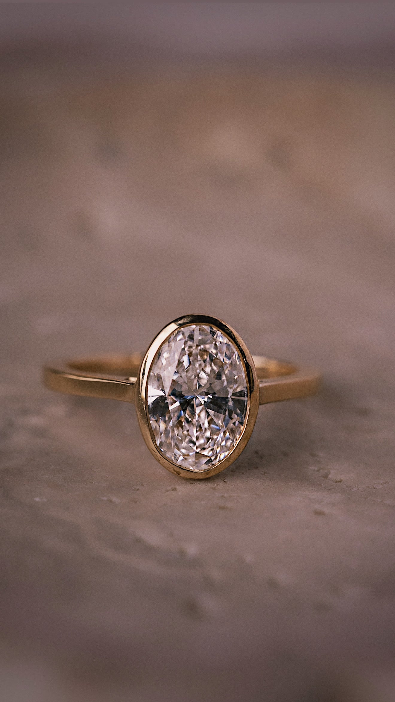 Oval Lab Diamond Ring
