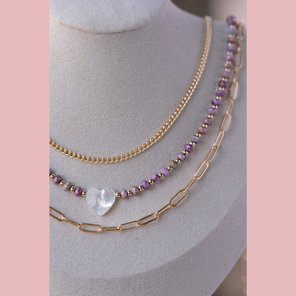 Stone Heart Necklace