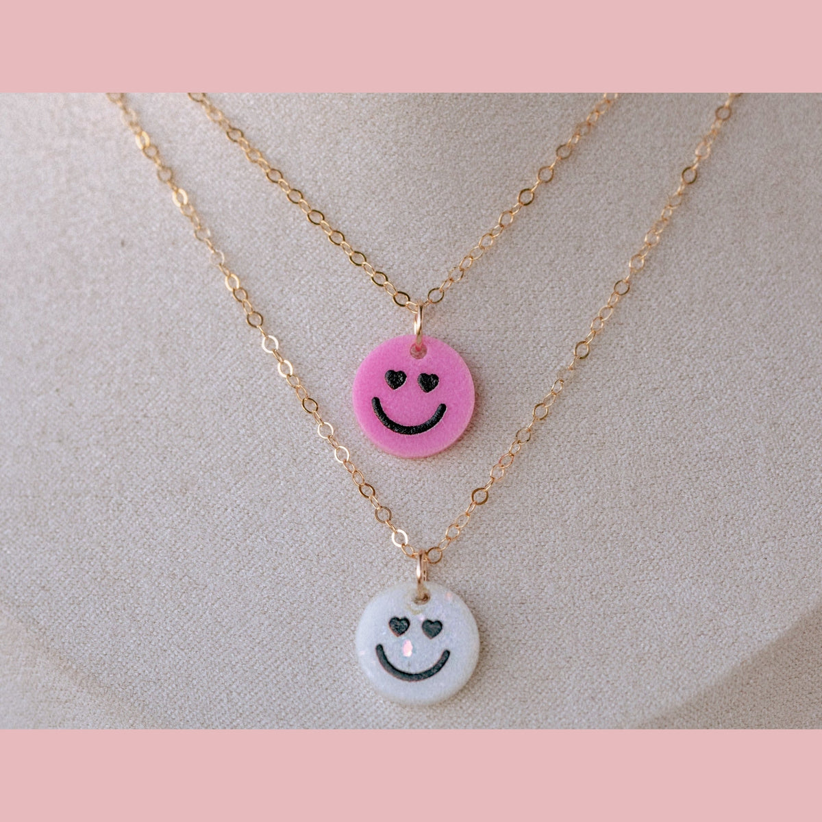 Smiley Necklace - The Neon Cactus Studio