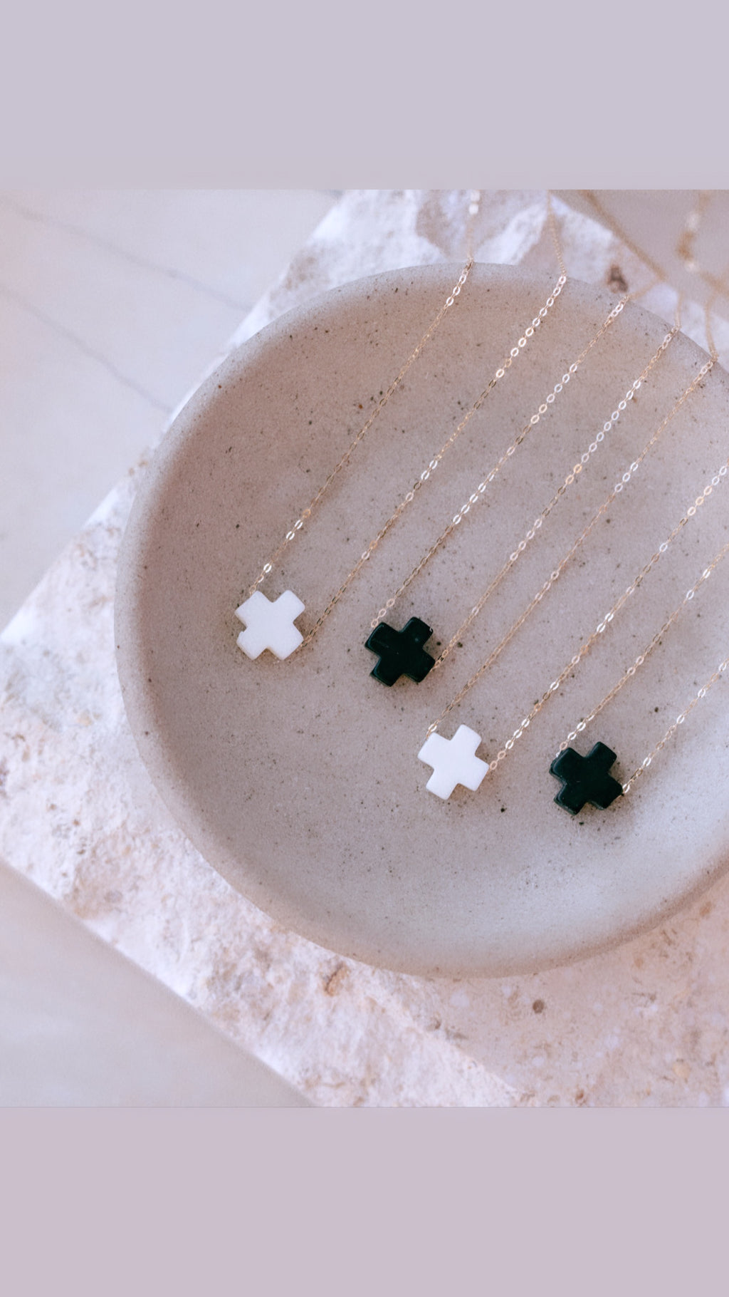 The Andrea Gold Filled Cross Necklace - The Neon Cactus Studio