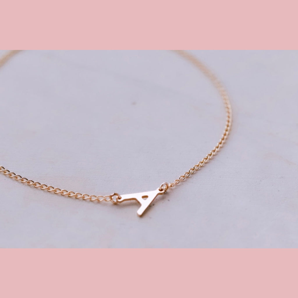 The Ivy Initial Bracelet - The Neon Cactus Studio