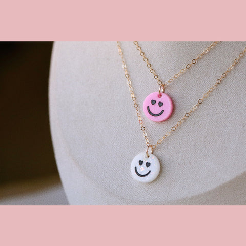 Smiley Necklace - The Neon Cactus Studio