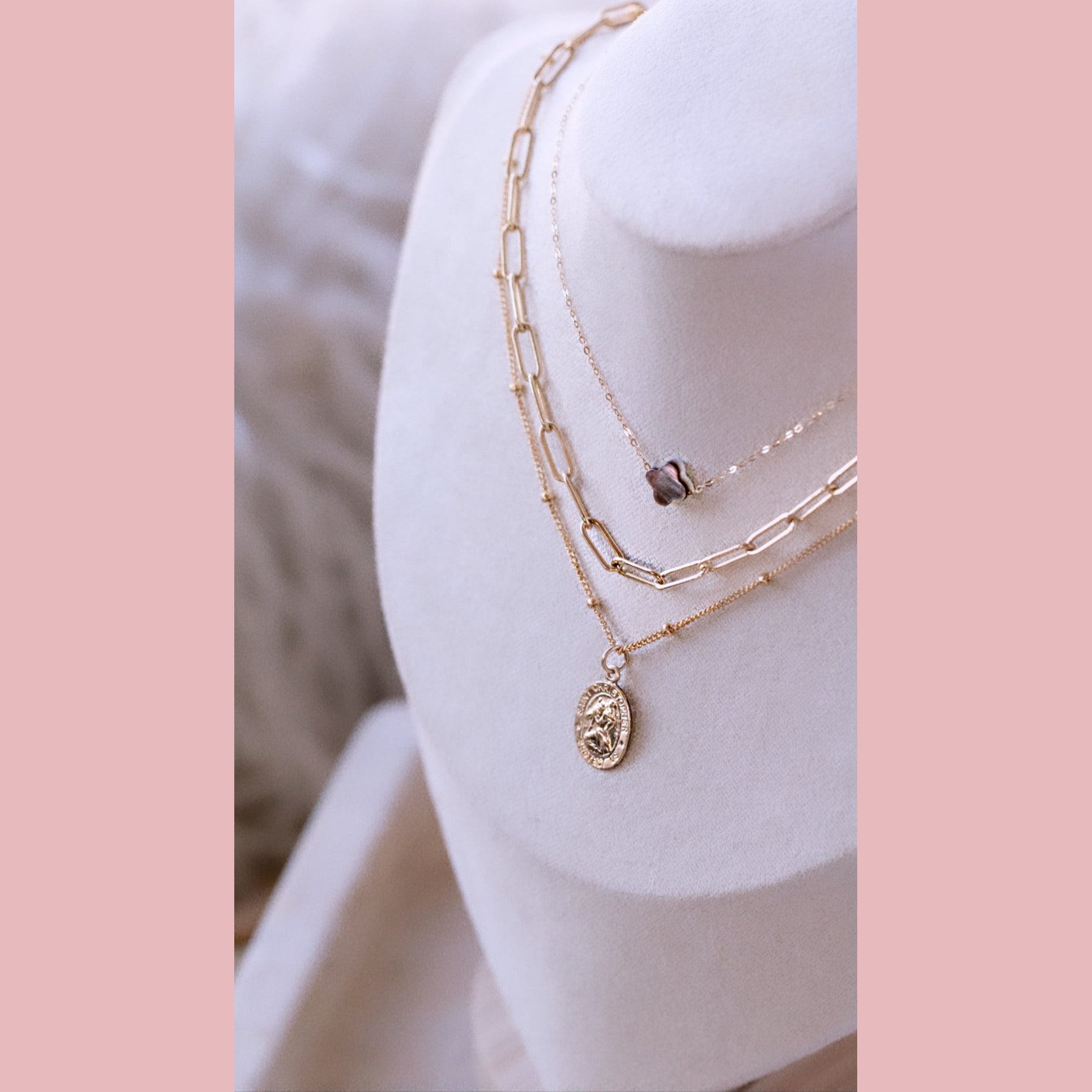 Saint Christopher Necklace - The Neon Cactus Studio