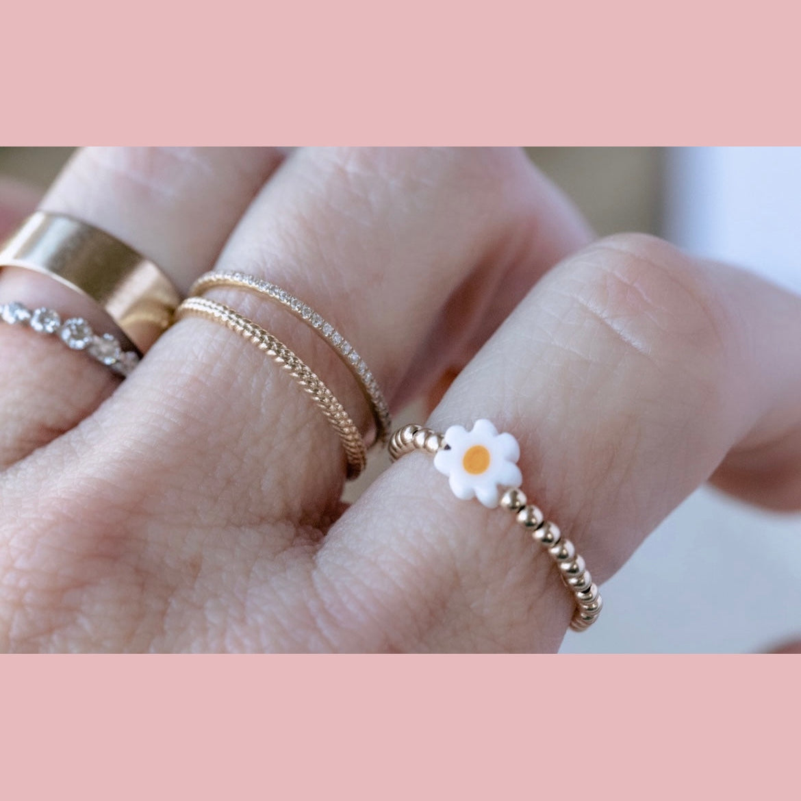 Daisy Ring - The Neon Cactus Studio