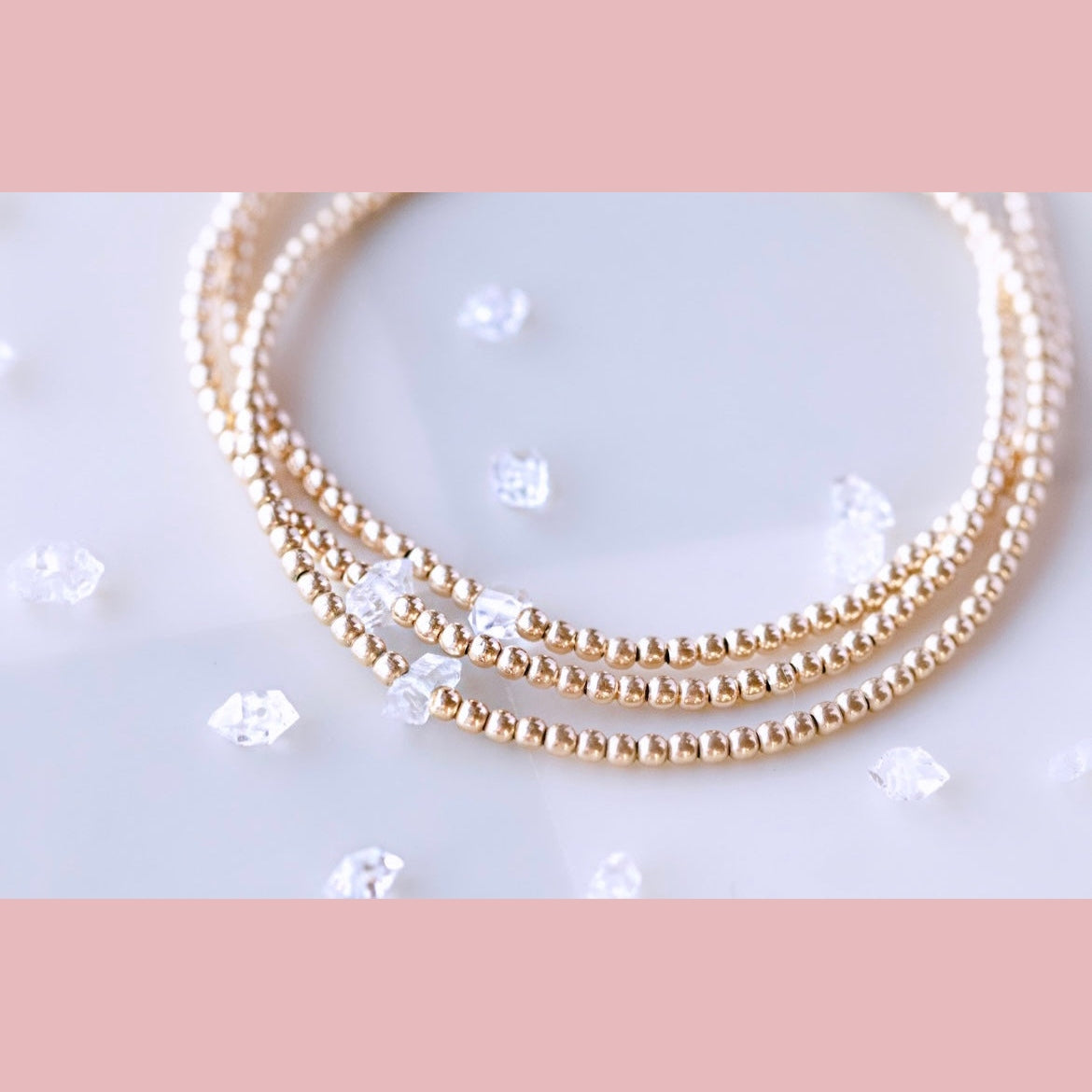 Herkimer Diamond Bracelet - The Neon Cactus Studio