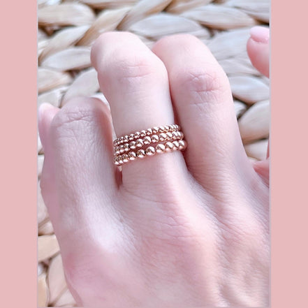 The Classy Beaded Ring - The Neon Cactus Studio