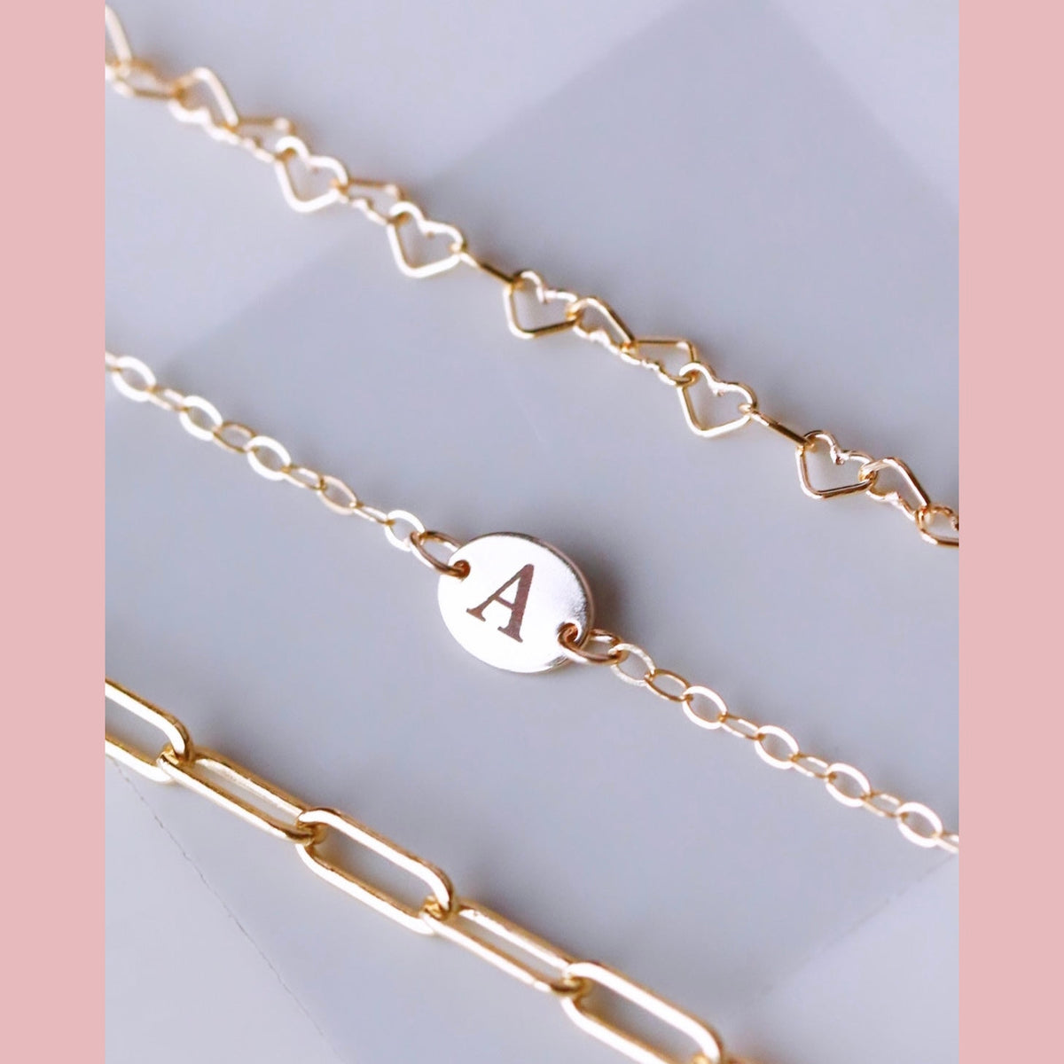 The Frankie Initial Bracelet - The Neon Cactus Studio