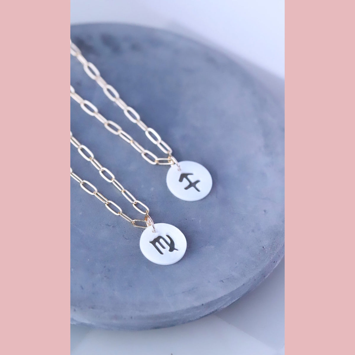Zodiac Pearl Necklace - The Neon Cactus Studio