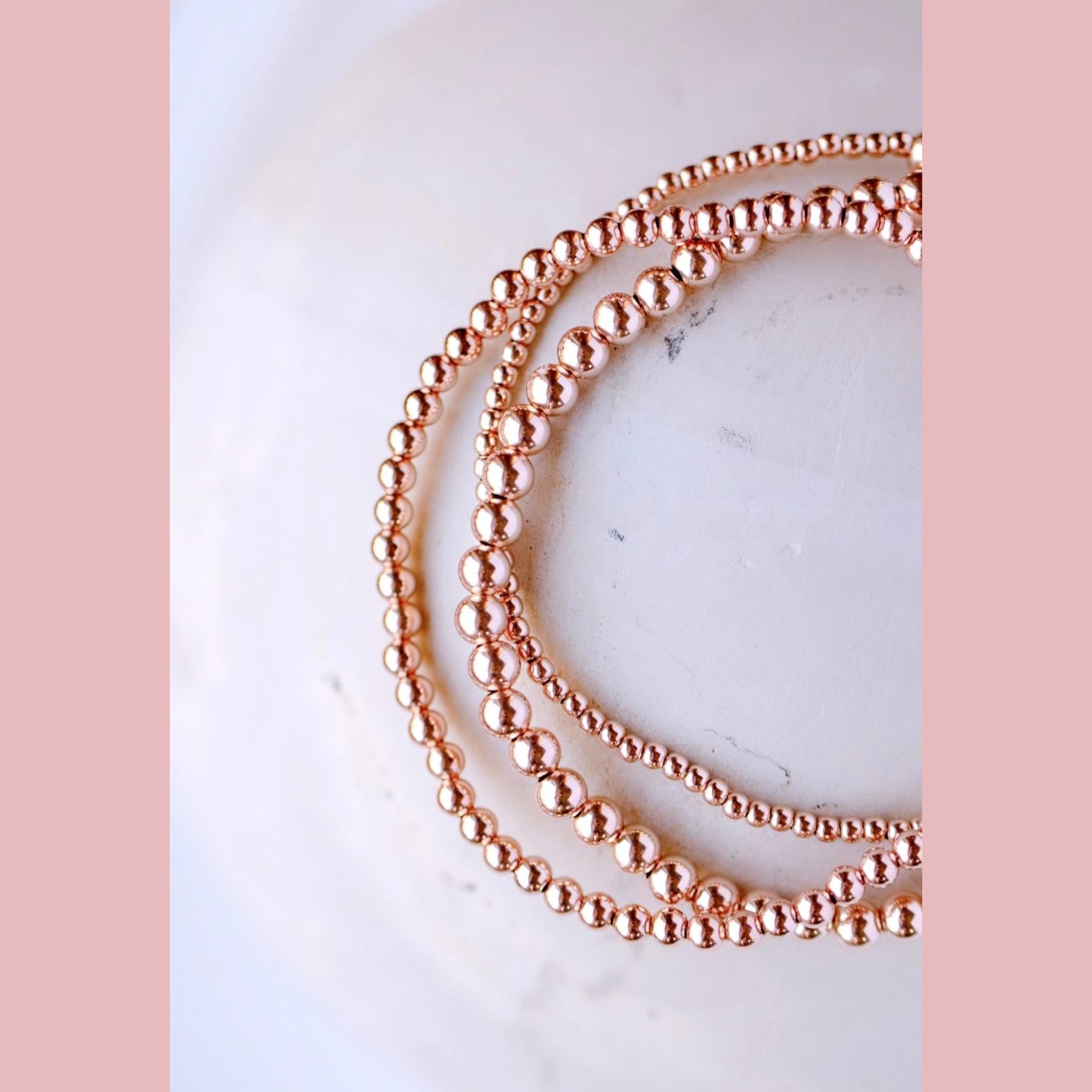 Rose Gold Beginner Stack - The Neon Cactus Studio