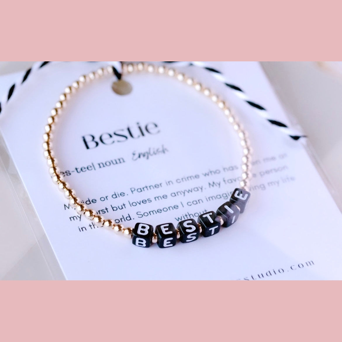 Bestie Bracelet - The Neon Cactus Studio