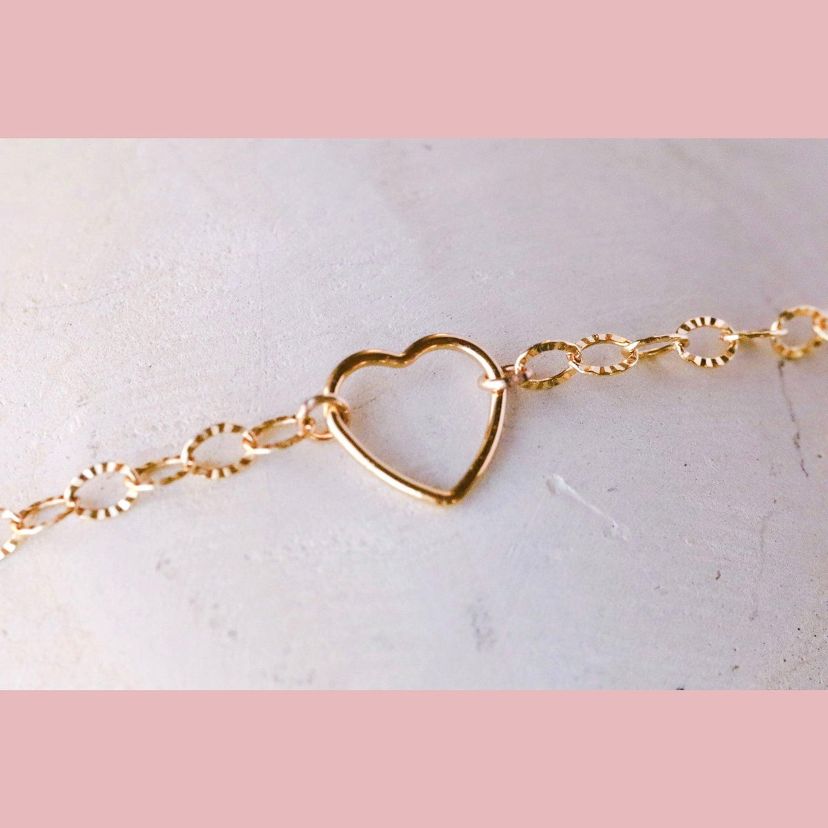 Sweetheart Chain Bracelet - The Neon Cactus Studio