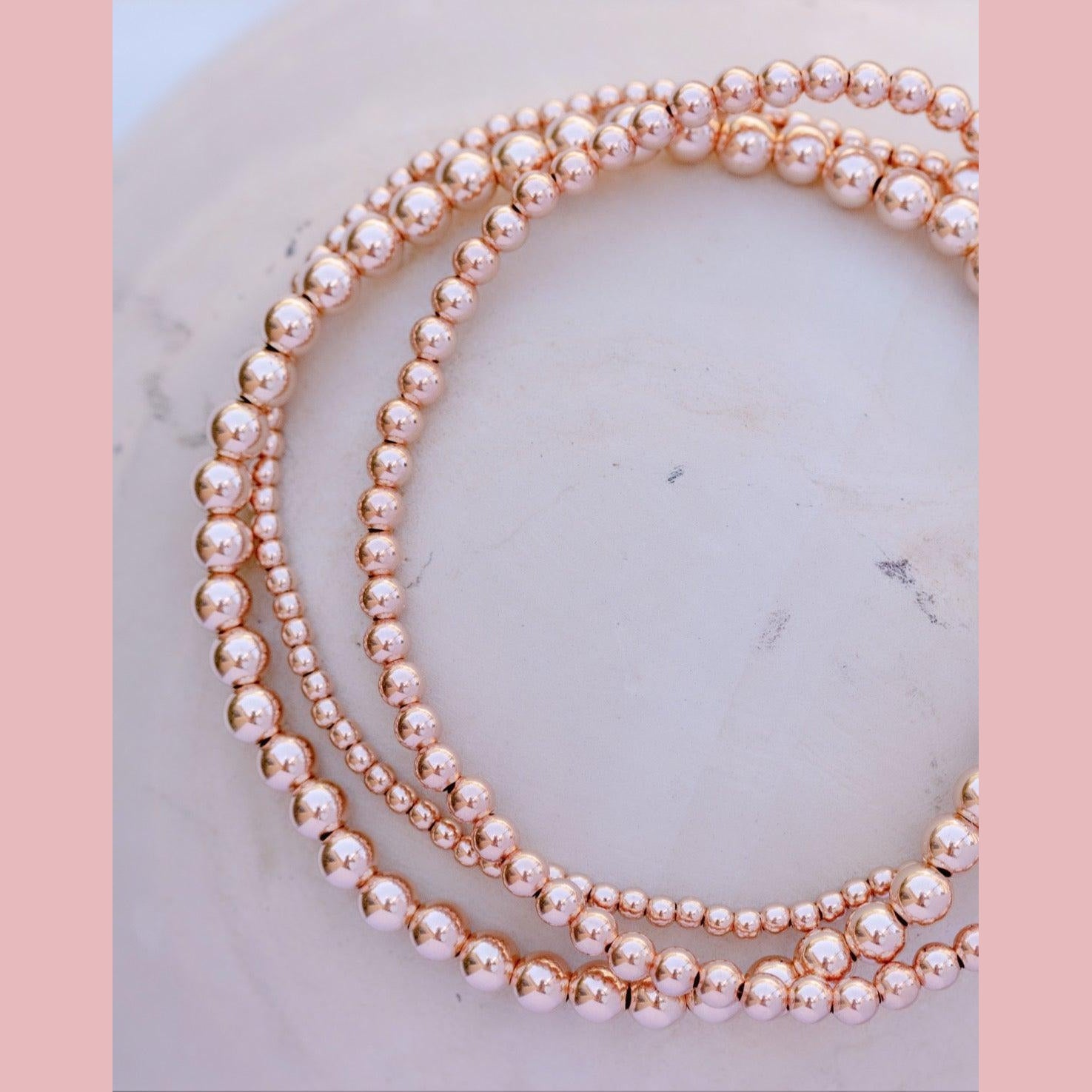 Rose Gold Beginner Stack - The Neon Cactus Studio