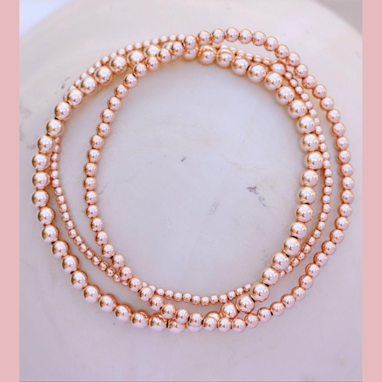 Rose Gold Beginner Stack - The Neon Cactus Studio