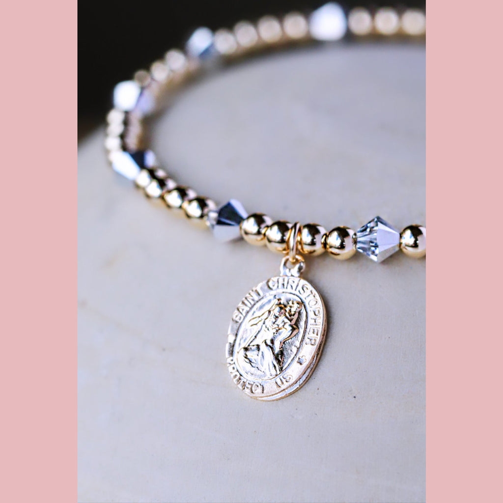 Saint Christopher Bracelet - The Neon Cactus Studio