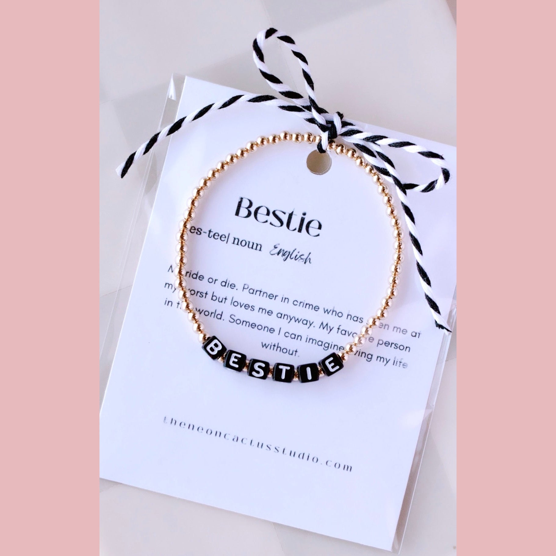 Bestie Bracelet - The Neon Cactus Studio