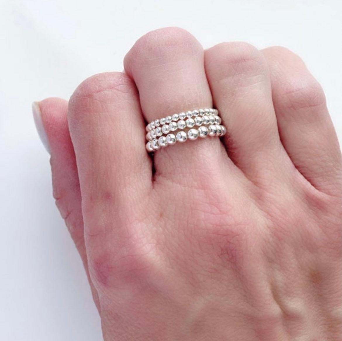 The Classy Beaded Ring - The Neon Cactus Studio