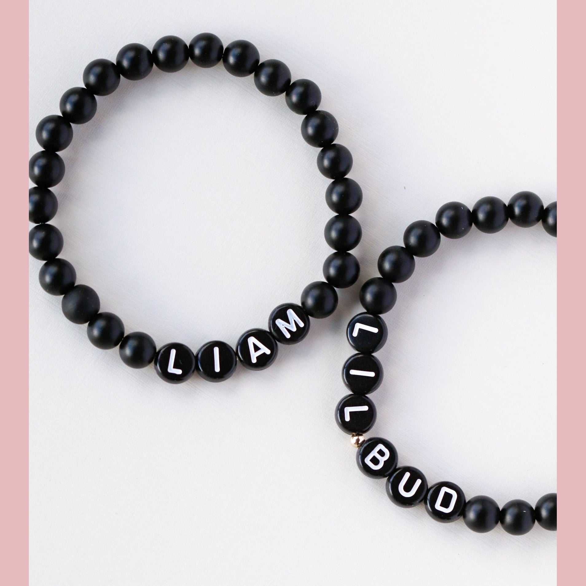 The Black Onyx Boys Bracelet - The Neon Cactus Studio