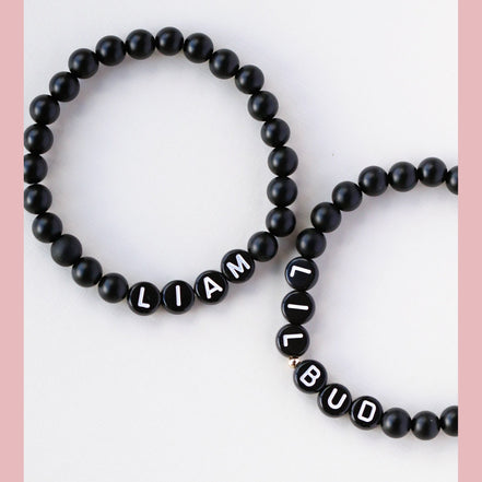 The Black Onyx Boys Bracelet - The Neon Cactus Studio