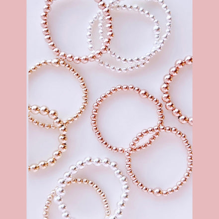 The Classy Beaded Ring - The Neon Cactus Studio