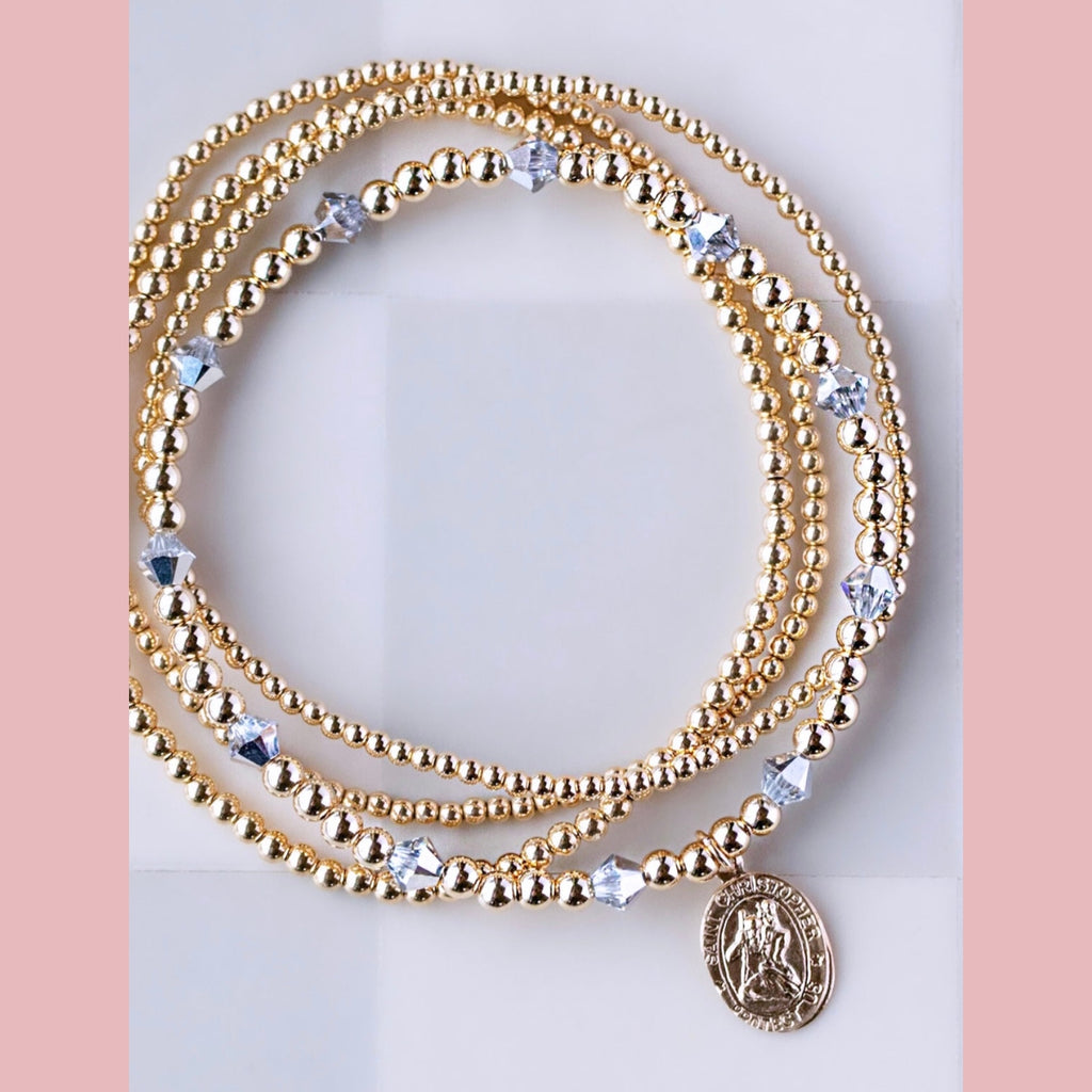 Saint Christopher Bracelet - The Neon Cactus Studio
