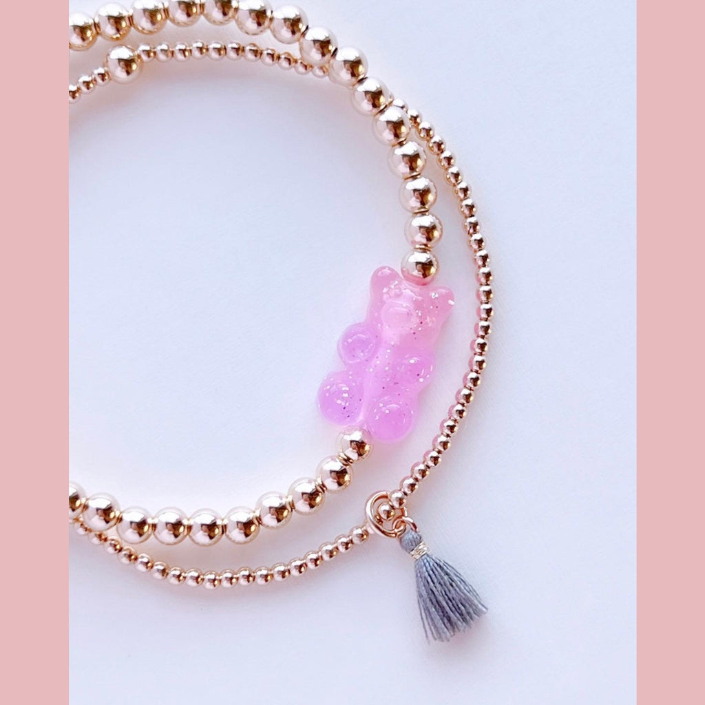 Gummy Bear Gold Bracelet - The Neon Cactus Studio