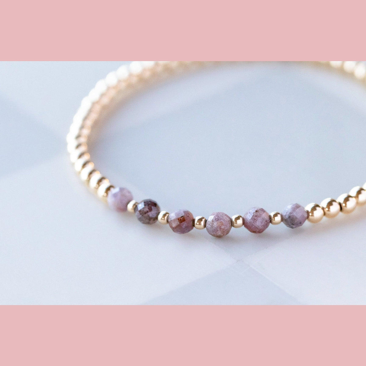 Fuscia Ruby Bracelet - The Neon Cactus Studio