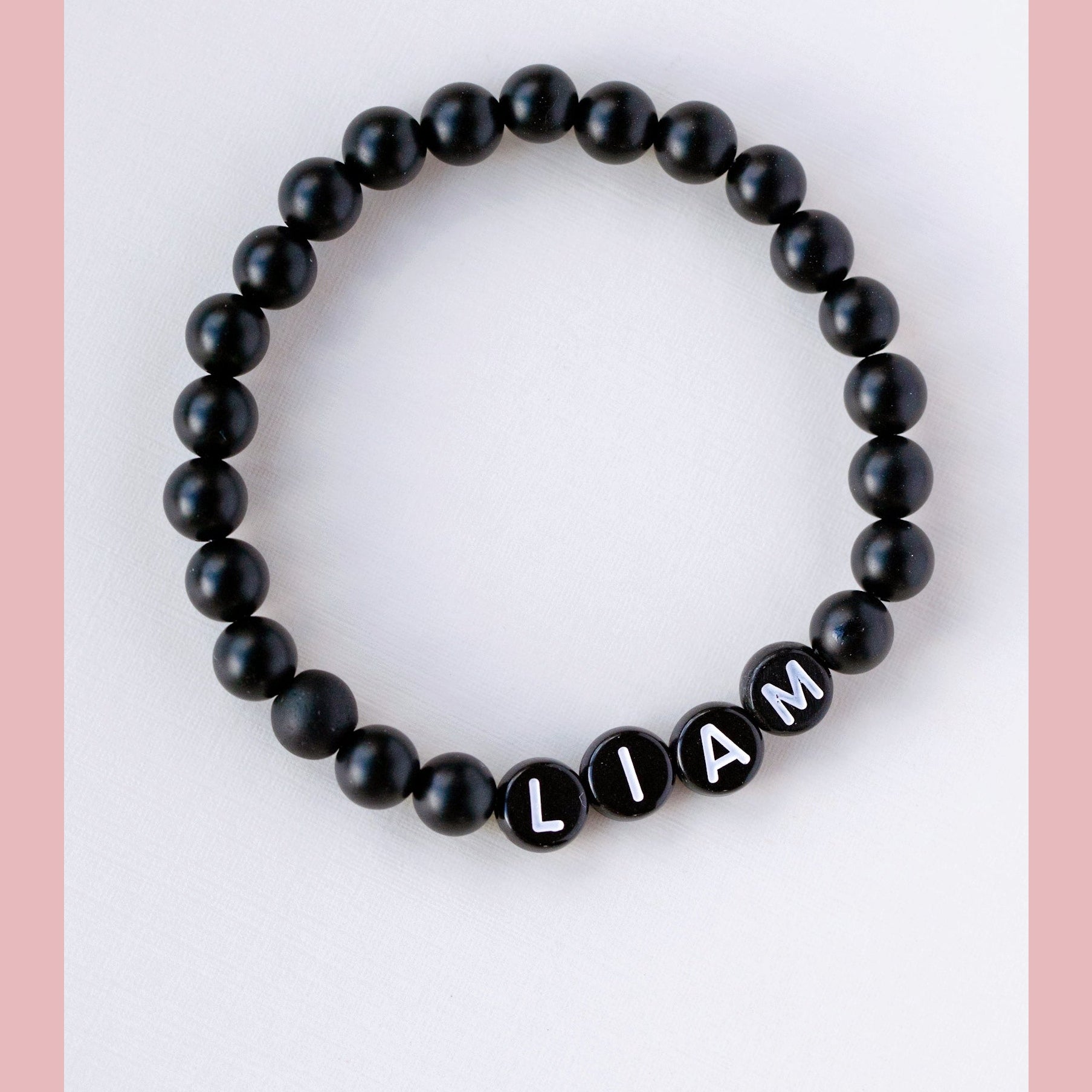 The Black Onyx Boys Bracelet - The Neon Cactus Studio