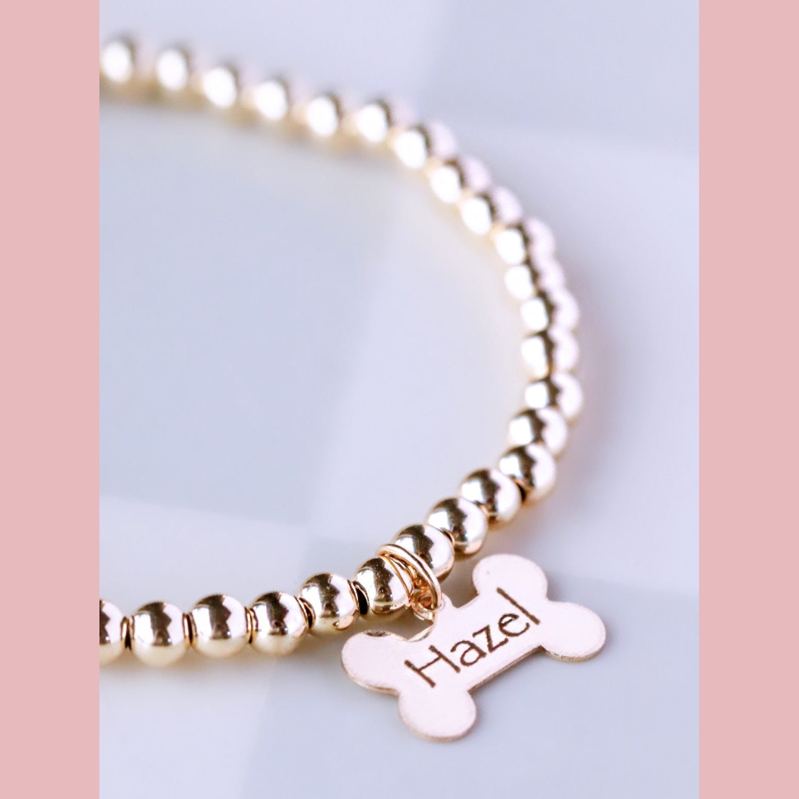 Dog Bone Engraved Bracelet - The Neon Cactus Studio